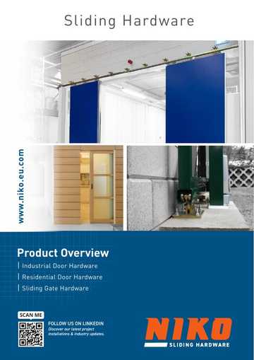Cover of Sliding Hardware Product Overview