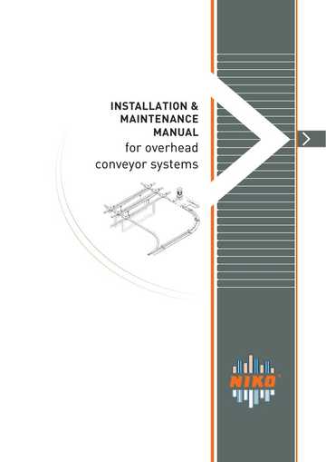 Cover of Overhead Conveyor Installation & Maintenance Manual