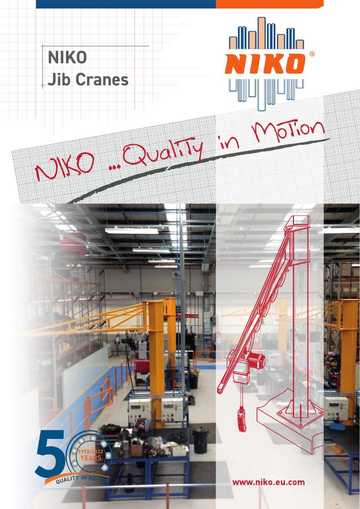 Cover of Jib Cranes Leaflet