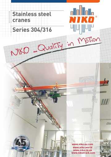 Cover of Stainless Steel Light Cranes 304/316