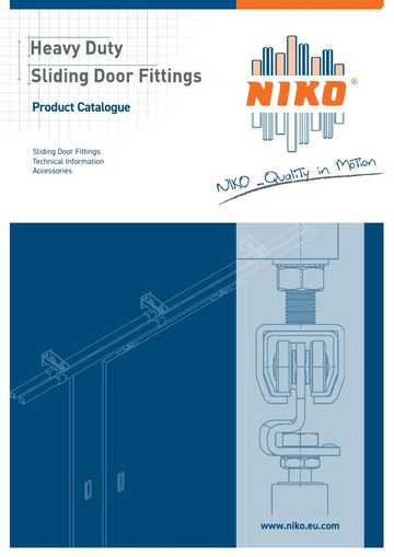 Cover of Heavy Duty Sliding Door Hardware Catalogue