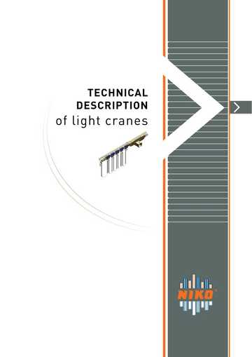 Cover of Light Cranes Technical & Installation Manual