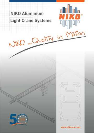Cover of Aluminium Light Crane Systems